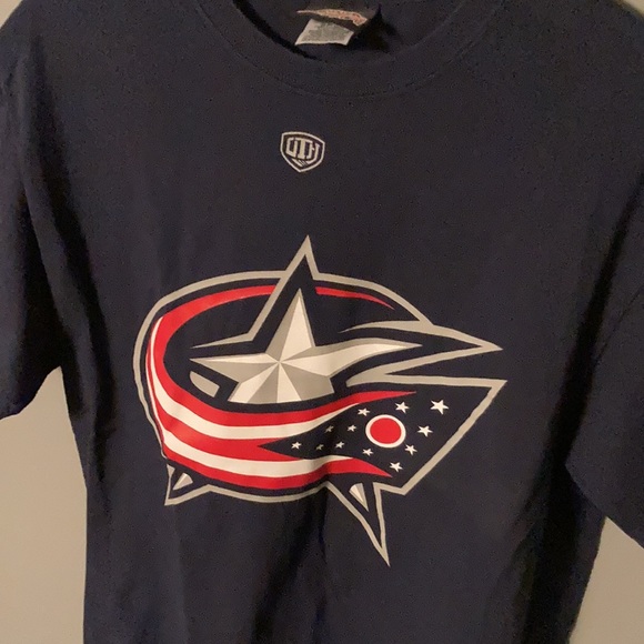 OTH Columbus Blue Jackets Logo T-Shirt (M) - Picture 2 of 5